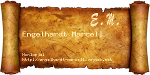 Engelhardt Marcell névjegykártya